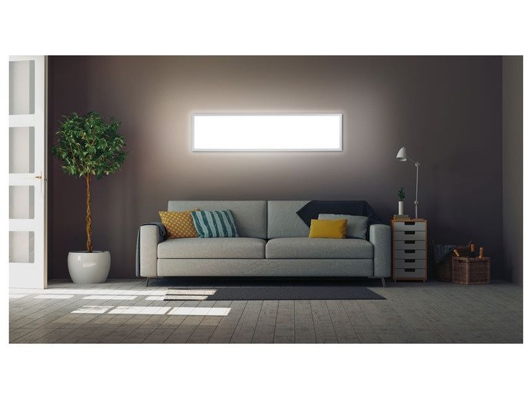 Nowy Panel sufitowy LIVARNO home, z regul koloru światła prosto lub kw