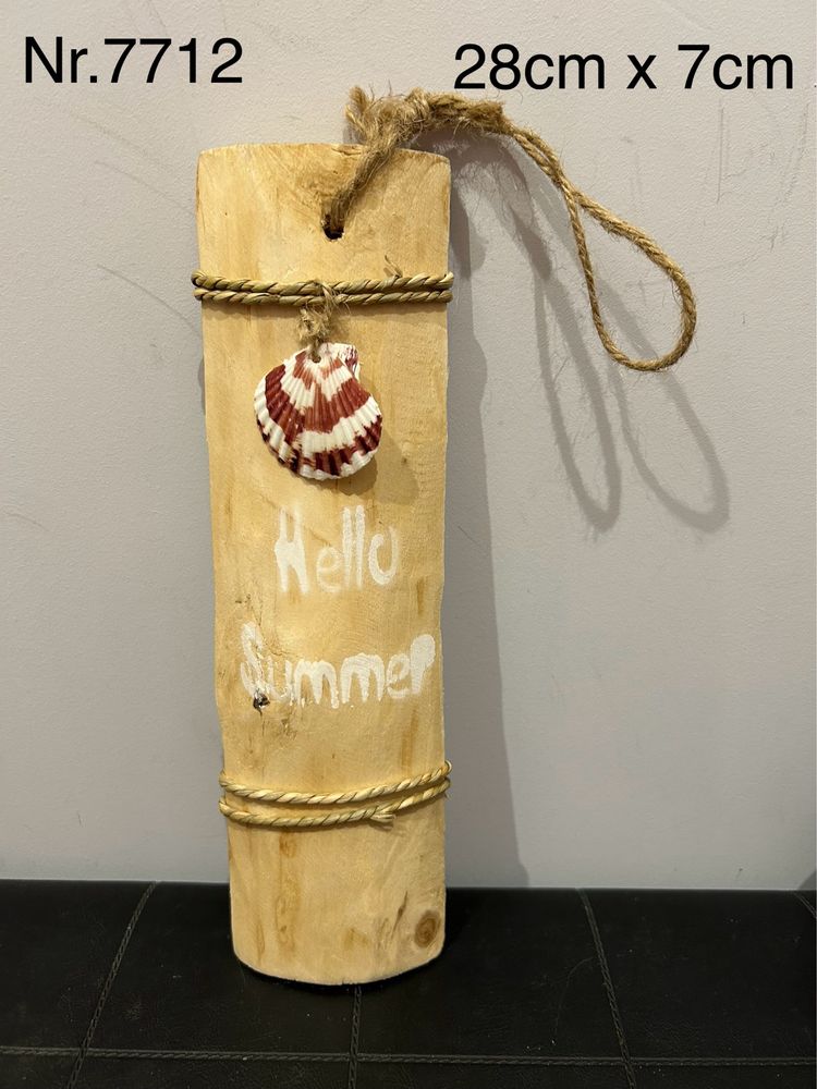 Tabliczka z drzewa dryftowego Hello Summer nr.7712