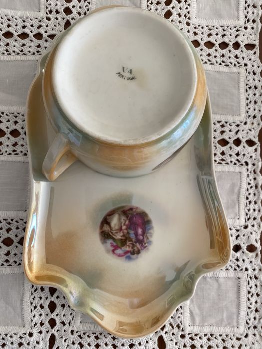 Conjunto Prato e Chavena Vista Alegre