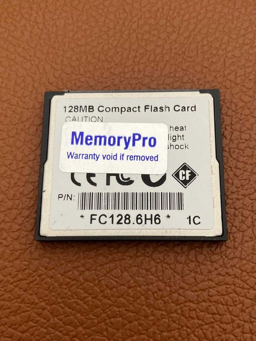 Cartão de memória Compact Flash 128MB FC128.6H6 Samsung (Inc. portes)
