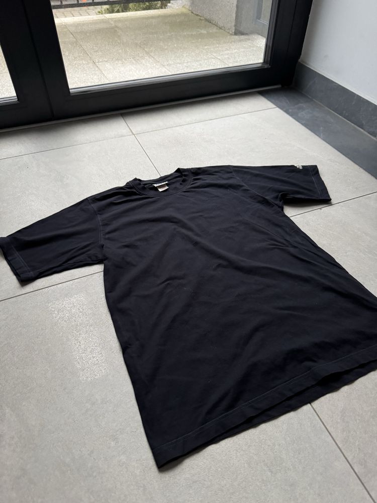 Czarna koszulka shirt adidas vintage lata 80’ 90’ 00’ bawełniana