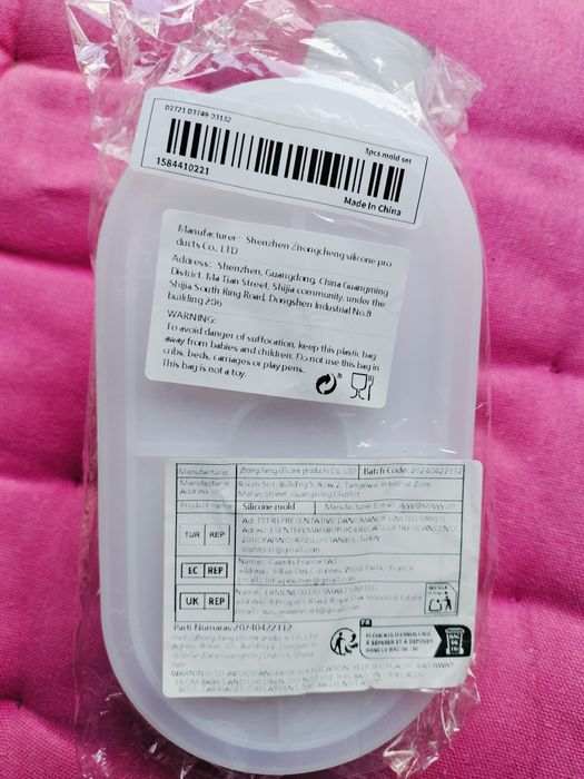 3 moldes para gesso cerâmico