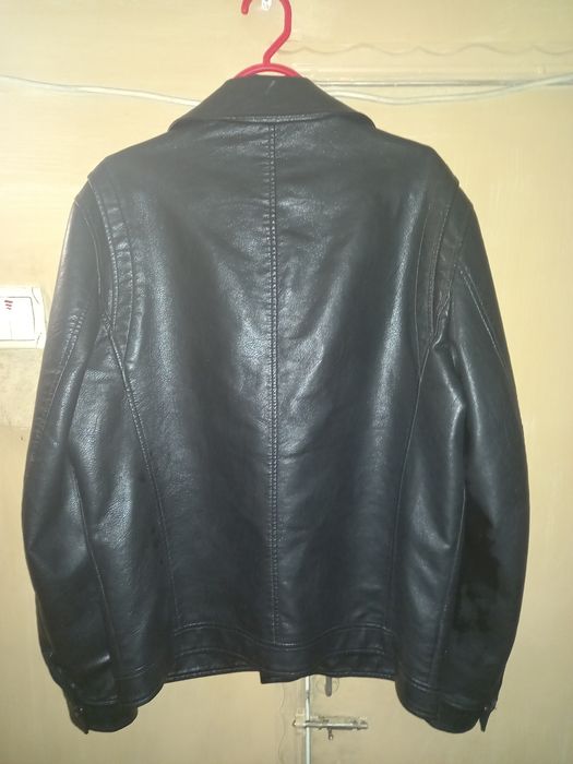 Куртка косуха из кожзама дермантина KASIQI