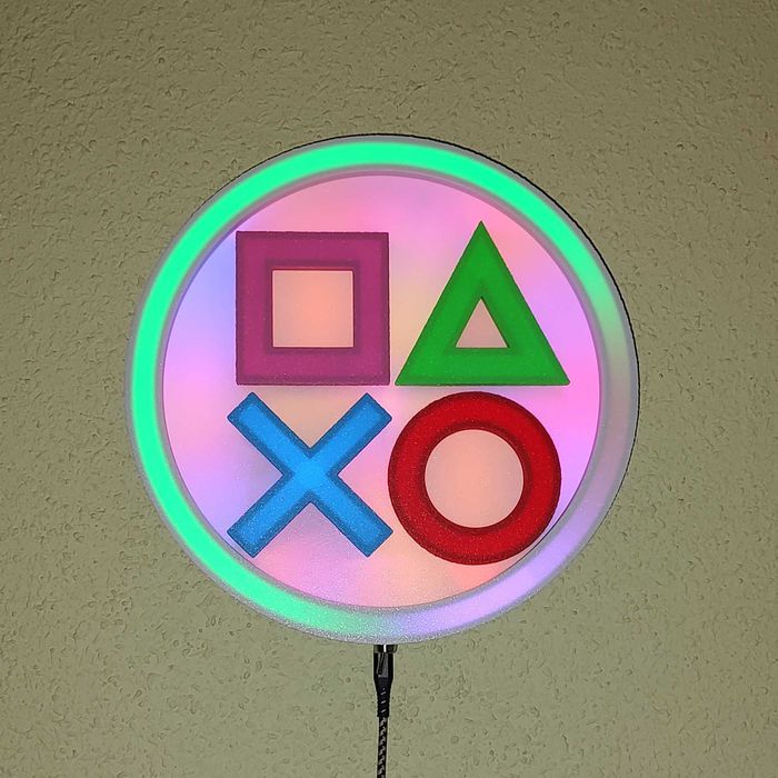 Lampka LED „PlayStation Icons” – WiFi, RGB, 25 cm