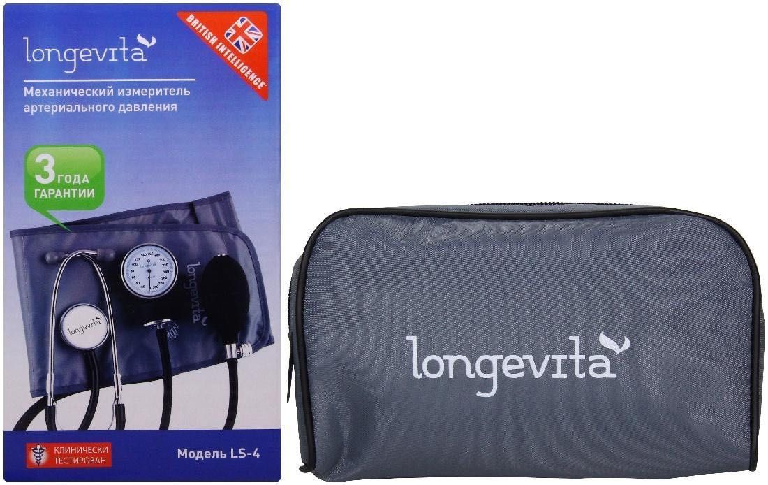 longevita ls-4 тонометр механический со стетоскопом
