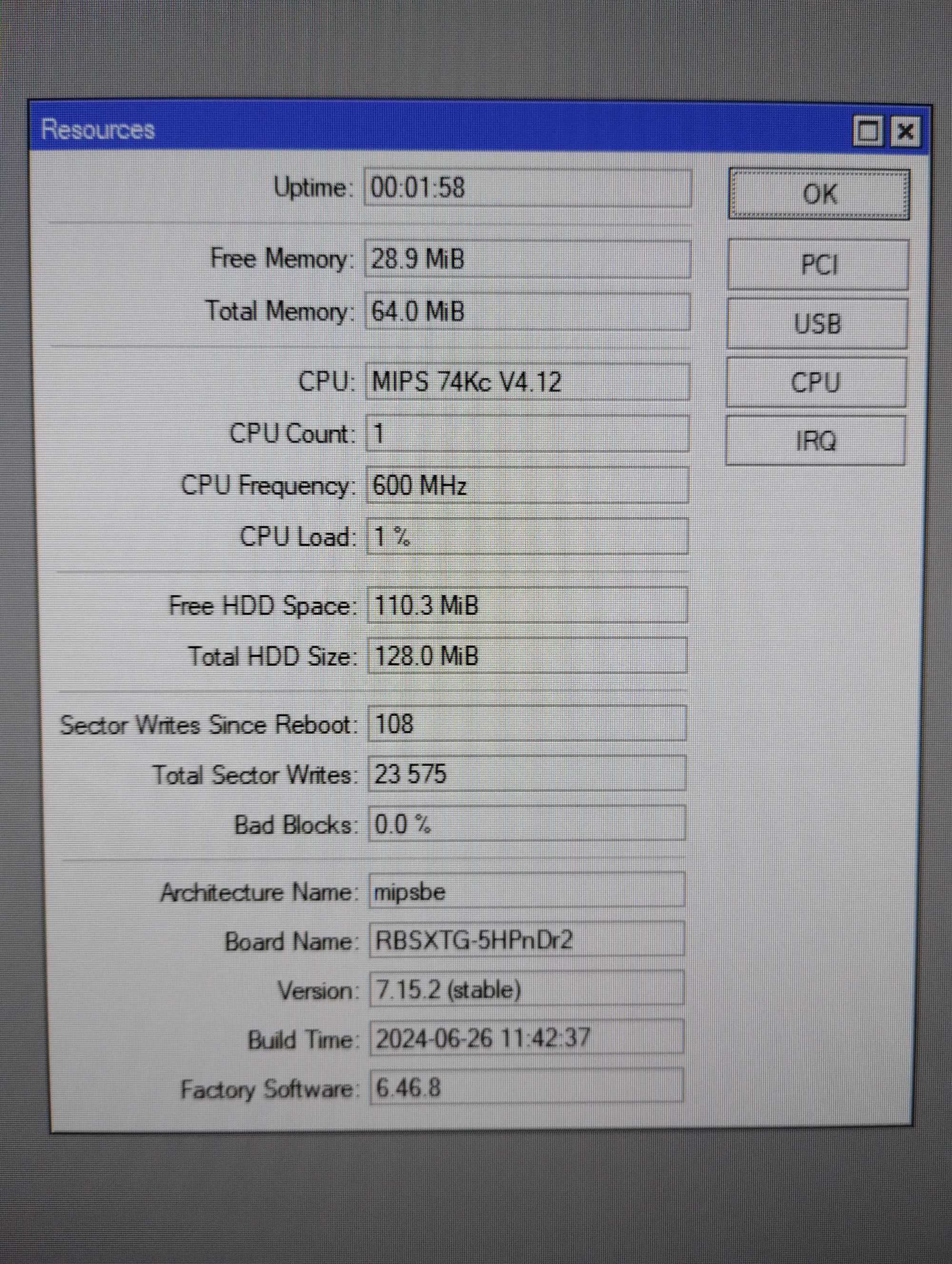 MikroTik SXT SA5 (RBSXTG-5HPnD-SAr2) RouterOS L4