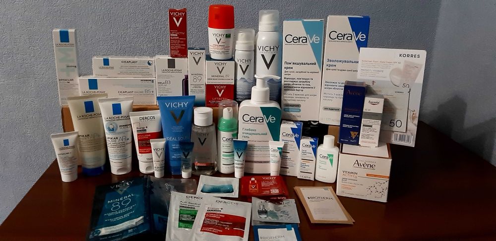 Набір  косметики Vichy  La Roche-Posay Avene CeraVe