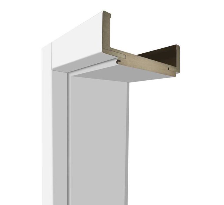 Ościeżnica regulowana skrzydła bezprzylgowe 70 lewa biała, 80-100 mm