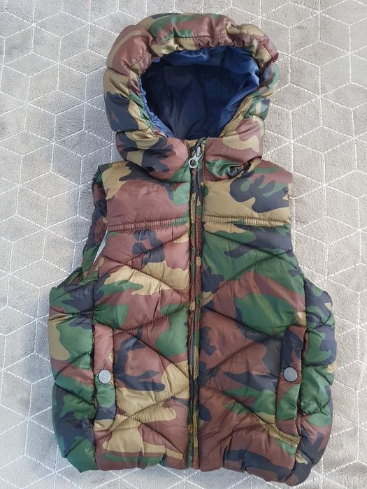 Kamizelka/bezrękawnik moro ZARA rozmiar 98