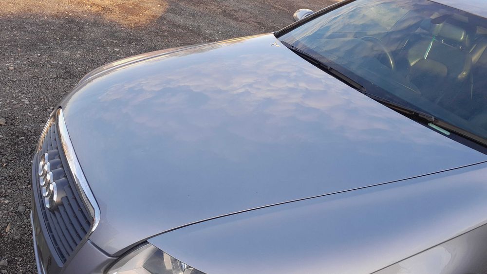 Maska przód pokrywa silnika kompletna idealna AUDI A6 C6 Kolor: LY7H