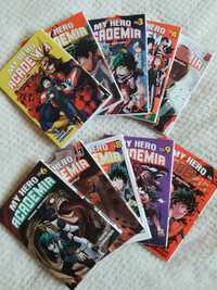My Hero Academia - Manga TOM 1-10 w języku polskim (STAN IDEALNY)