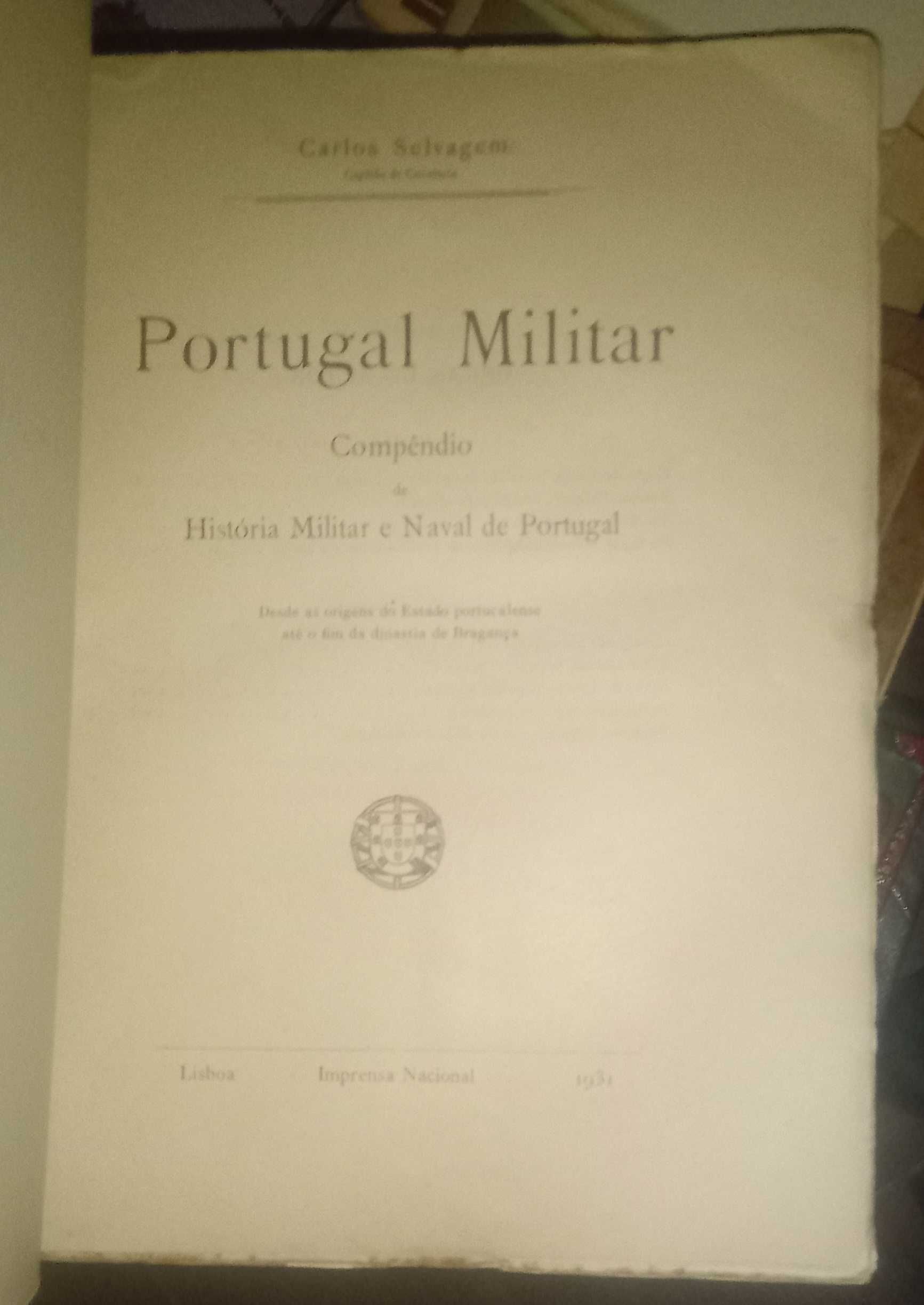 Livros Militares Portugueses (3 obras).