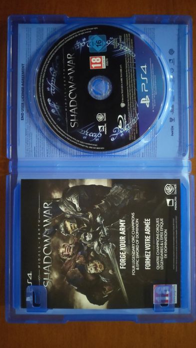 Jogo Middle Earth - Shadow of War (Lord of the Rings) PS4