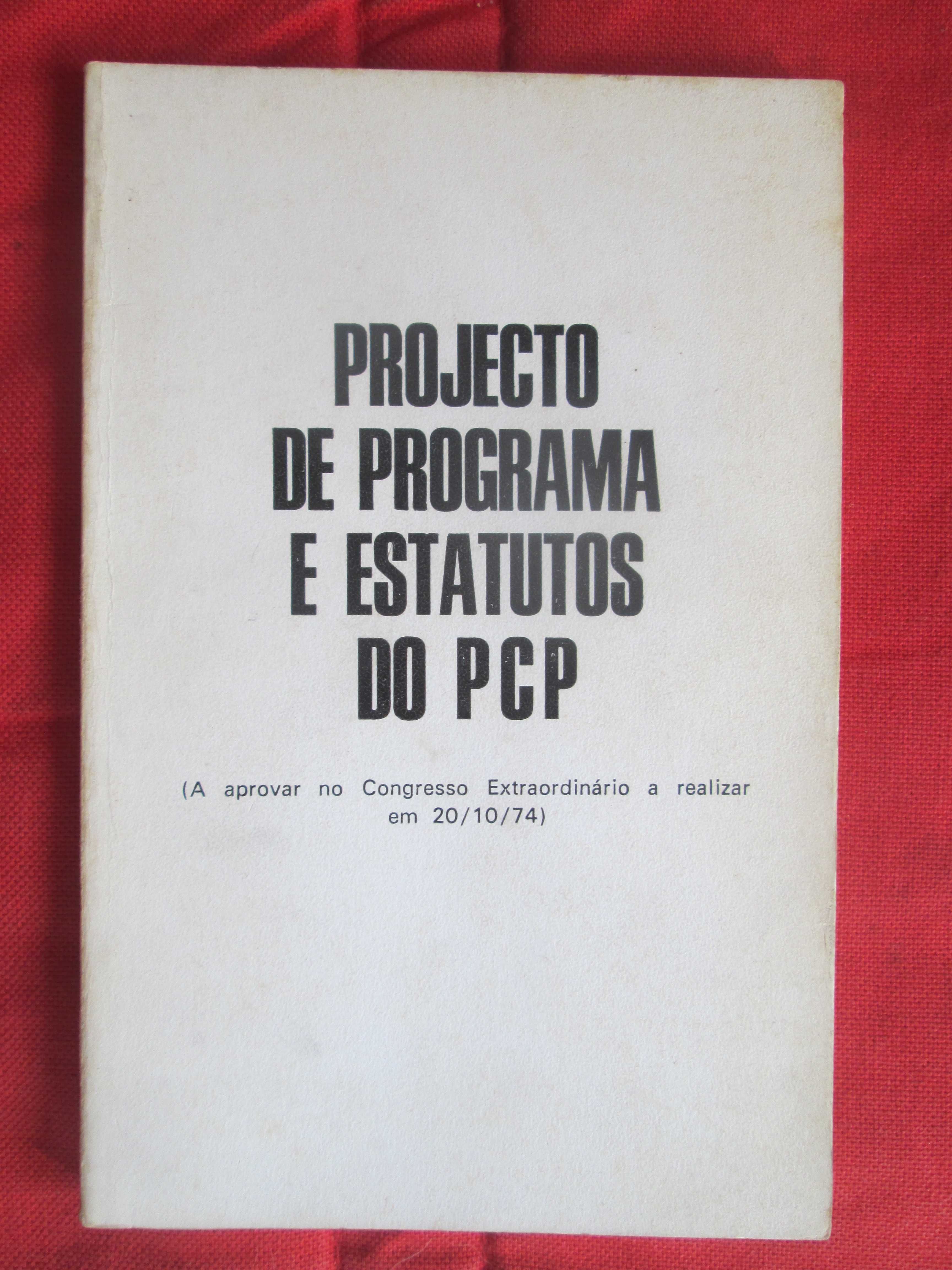 Projeto de Programa e de Estatutos dos PCP