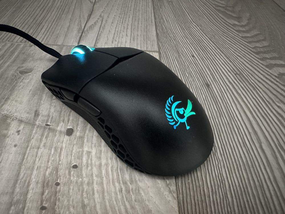 Игровая мышь Ducky Feather Blue Edition BLACK