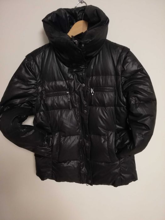 kurtka puchowa Marie Lund S M 36 38 czarna