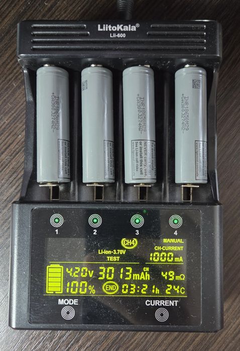 Новий акумулятор LG INR18650M29  2850mAh (2.85Ah).