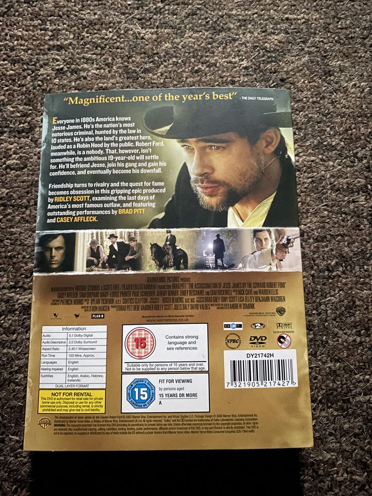 Zabójstwo Jesse’ego Jamesa przez tchórzliwego Roberta Forda 2DVD