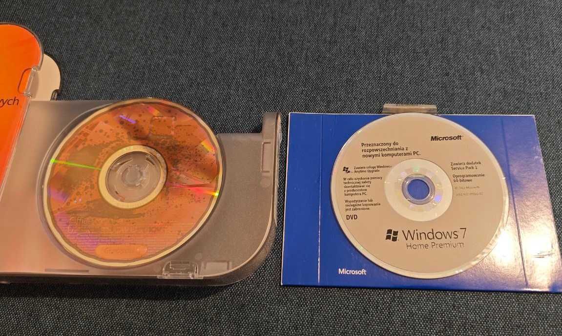 Oprogramowanie Microsoft Office 2007 + Windows 7