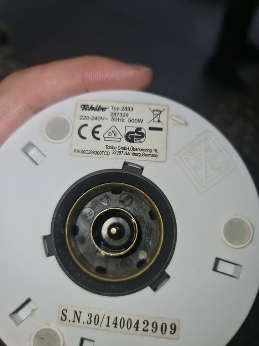 Kubek spieniający mleko Tchibo Cafissimo biały spieniacz do mleka