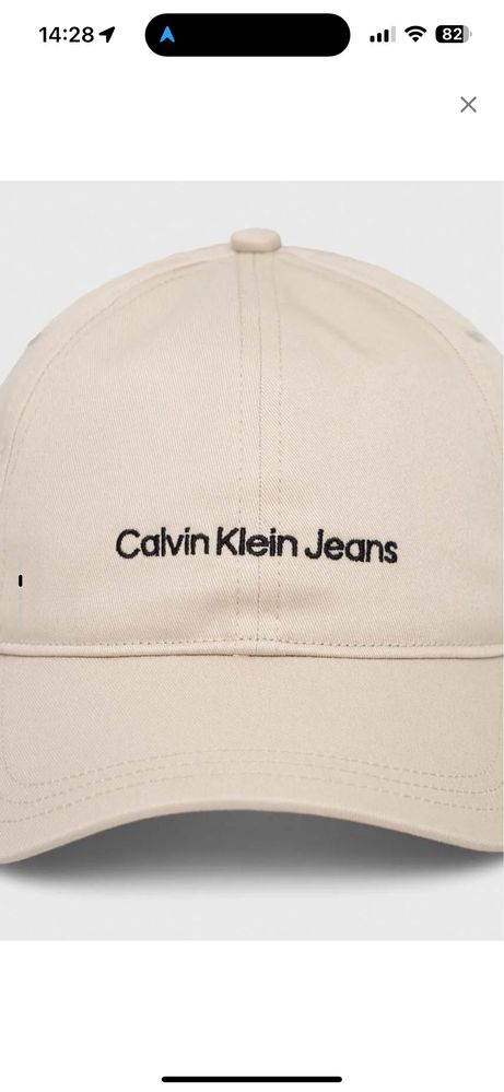 Хлопковая кепка Calvin Klein Jeans