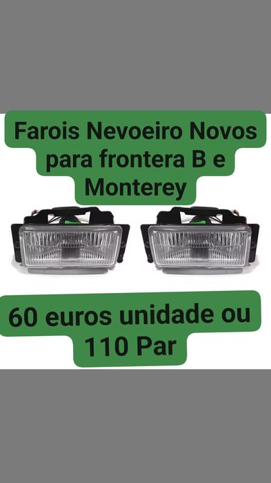 Farois nevoeiro opel monterey e opel frontera B