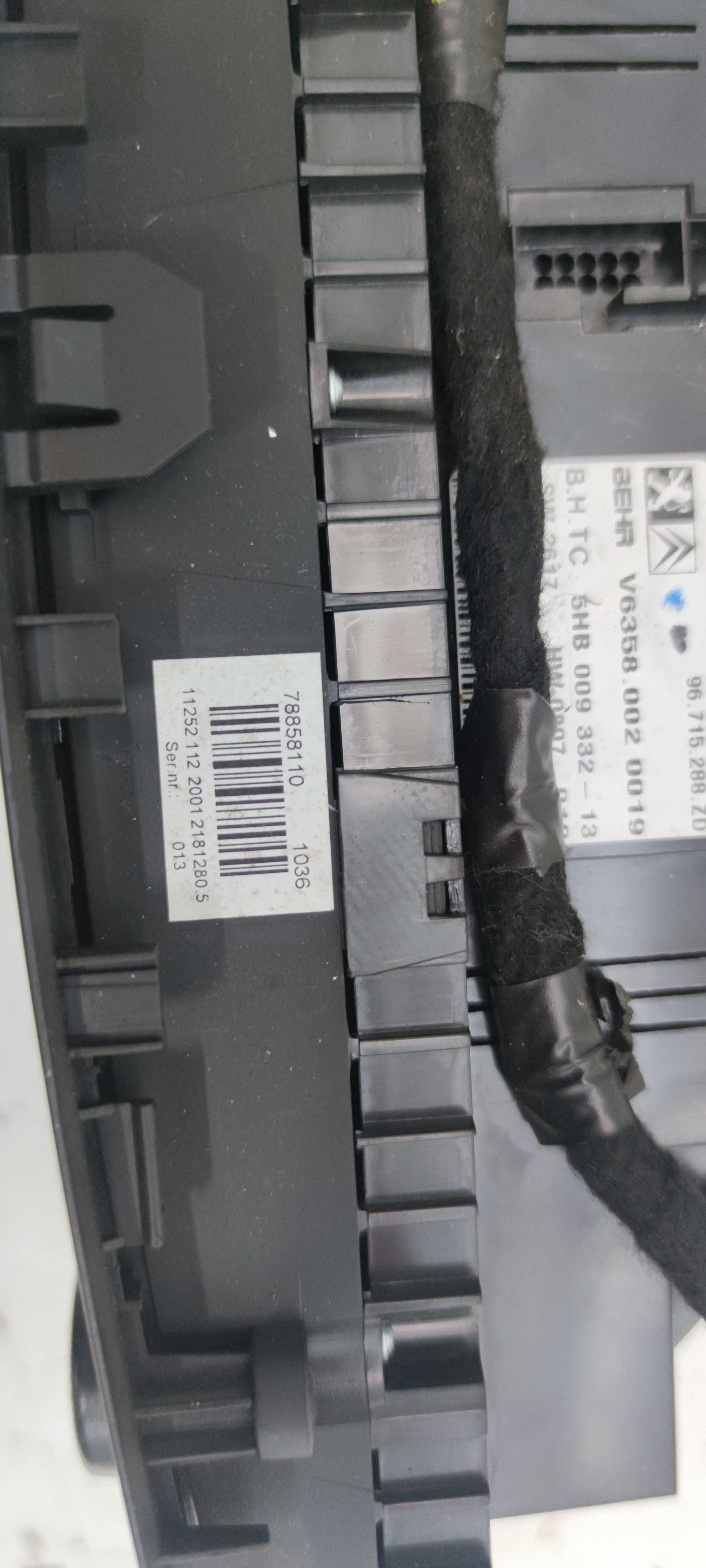 Radio Nawigacja Citroen C5 X7 III Panel Nawiewu Klimatyzacji