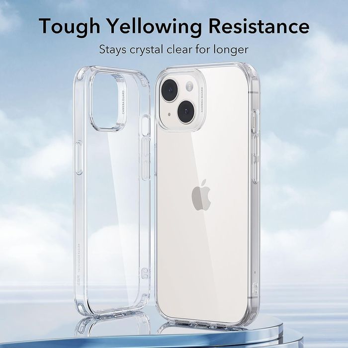 NEW! Transparent Case for Apple iPhone 15, Slim Anti-Yellow64551850006915121