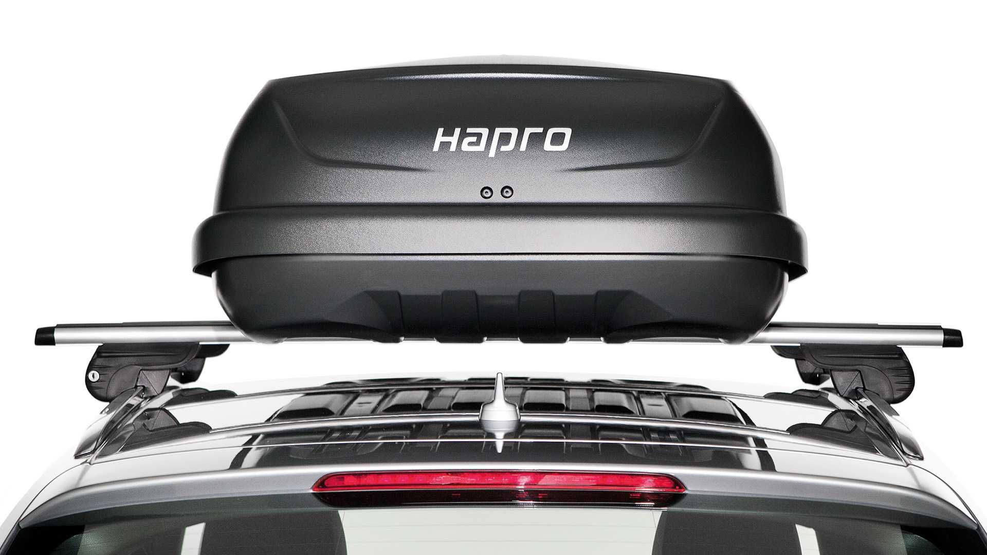 Box dachowy Hapro Traxer 8.6 530 litrów czarny matowy fv gw wysyłka