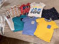 Пакет нових речей для хлопчика (футболки,штани,шорти) 110-116