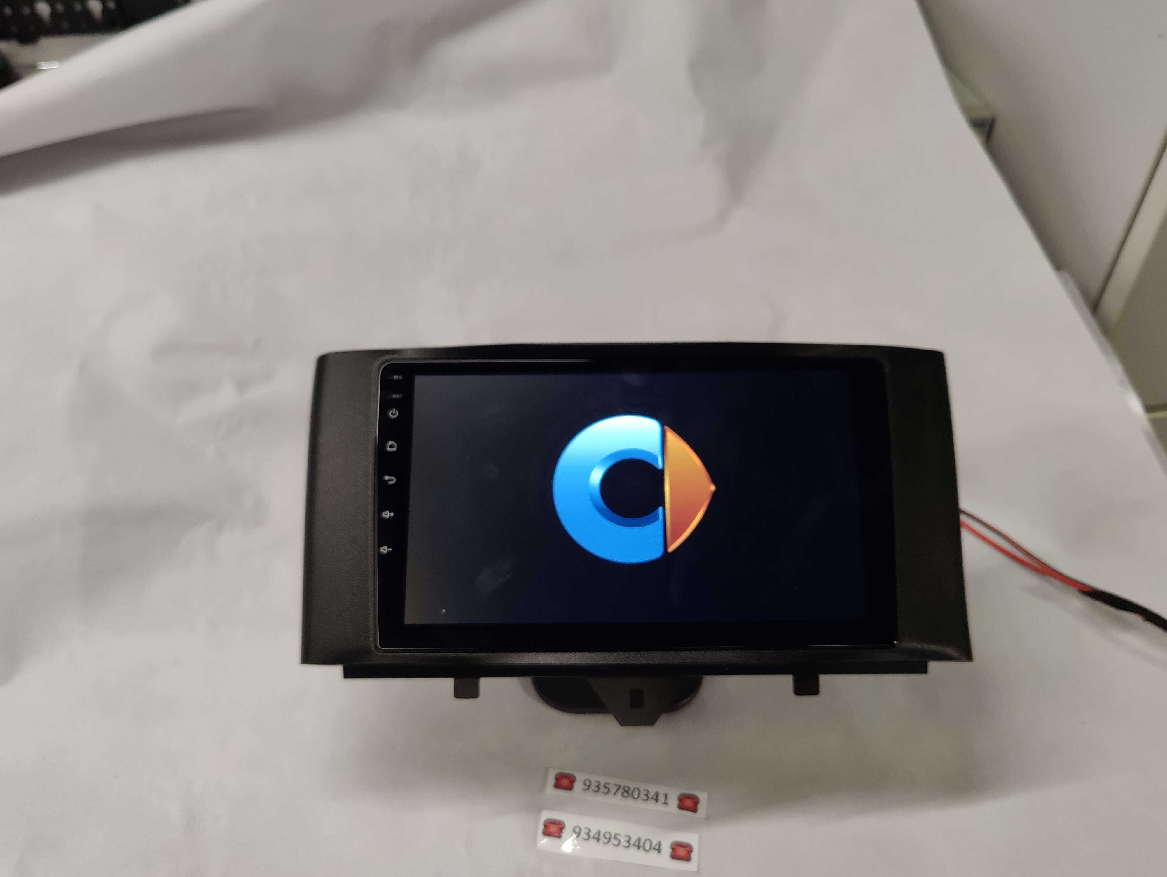 Radio 2 DIN Android para Smart Fortwo - Smart 2 - Novo Garantia