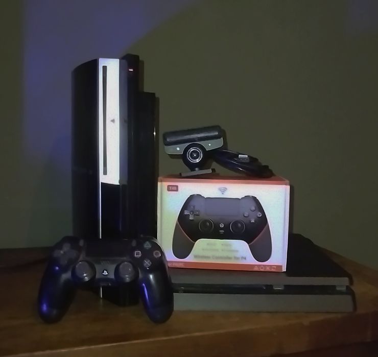 Pack: Ps4, Ps3 e comandos