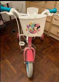 Bicicleta para menina da minnie