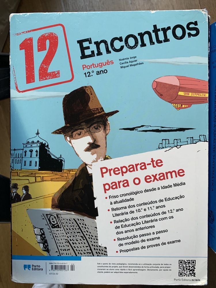 Manual Português “Encontros 12” e caderno de Atividades