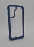 etui z ramką z poliwęglanu do Samsung Galaxy S21 granatowe