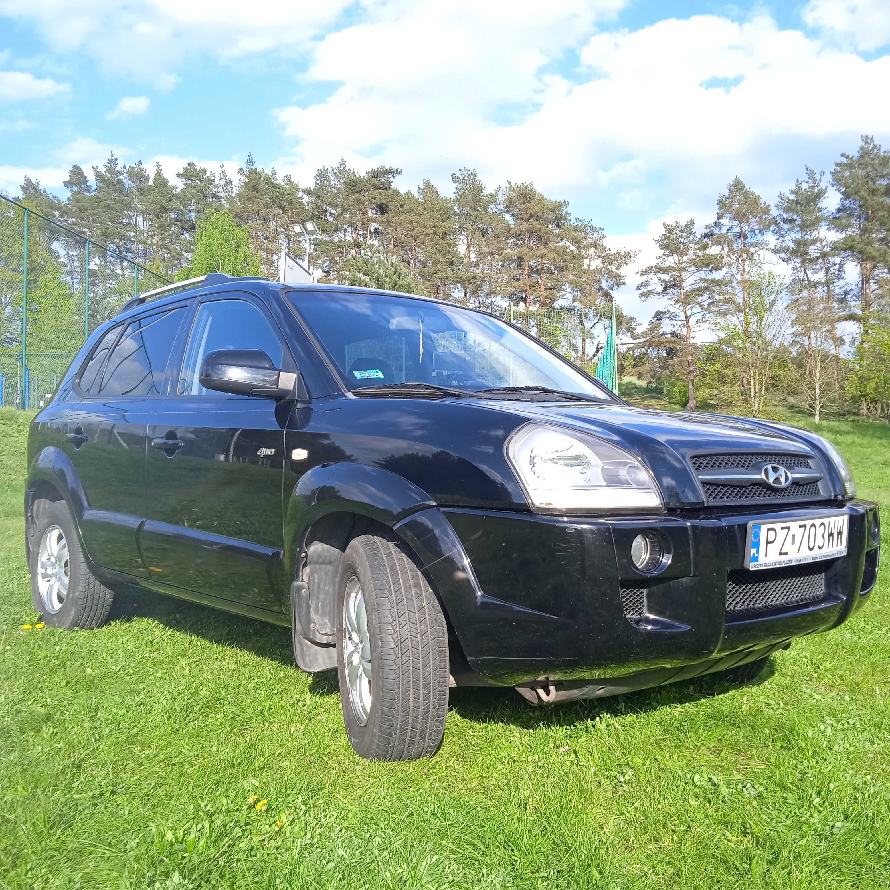 Hyundai Tucson 2.0 CRDi 4X4 2008r Wersja Premium, Skóra, Grzane Fotele