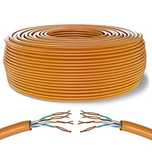 Mr.tronic kabel sieciowy 50 m pomarańczowy kat 6