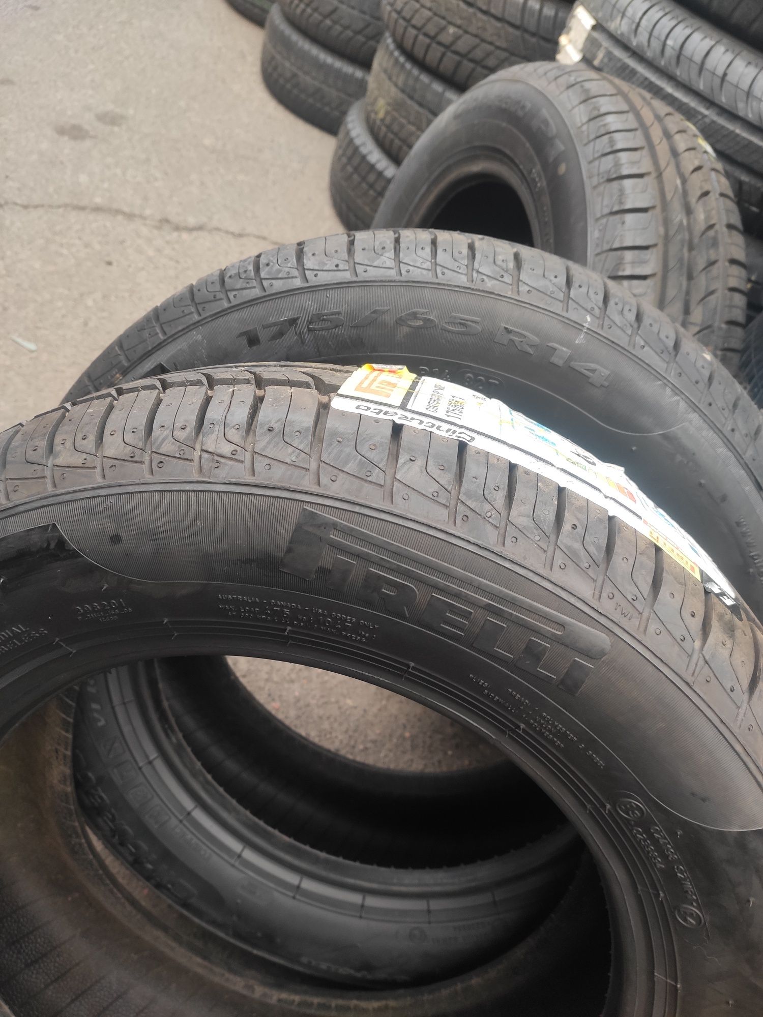 Летняя резина 175.65.14 Pirelli CinturatoP1 Verde.8мм.