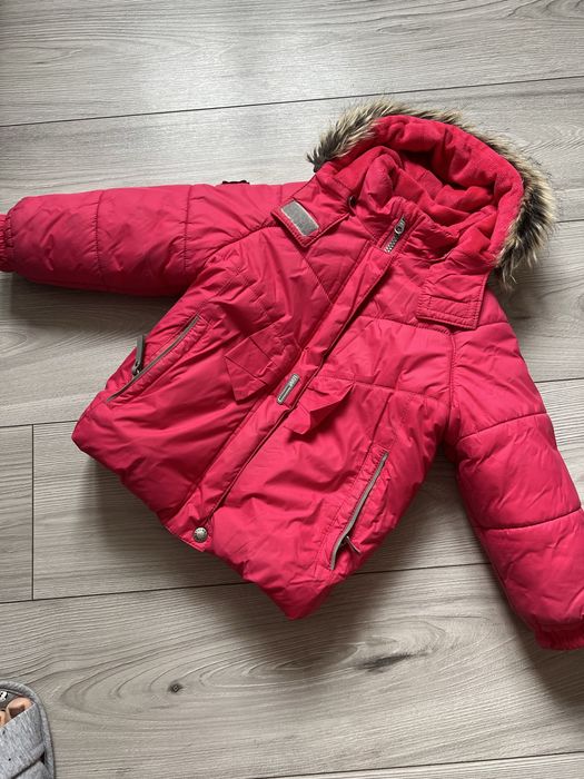 Термо куртка зимова lenne reima 92 см рожева