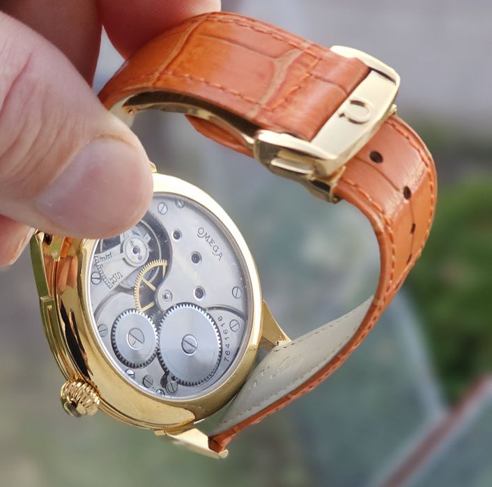 Omega Pasówka piękny zegarek