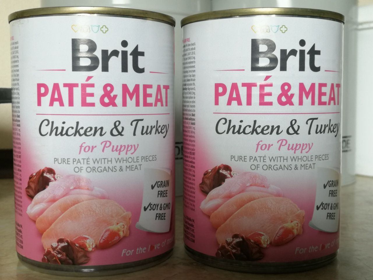Brit Pate & Meat Dog Puppy Chicken & Turkey 6x400g