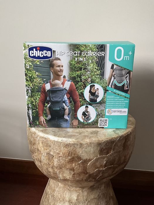 Marsúpio Chicco Hip Seat Carrier 3 em 1 — NOVO, nunca usado!