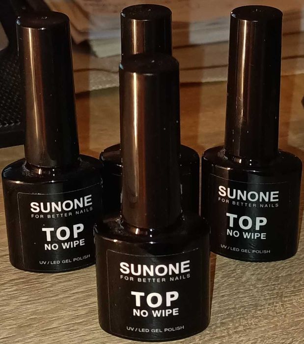 Sunone Top hybrydowy do paznokci Top No Wipe 5g