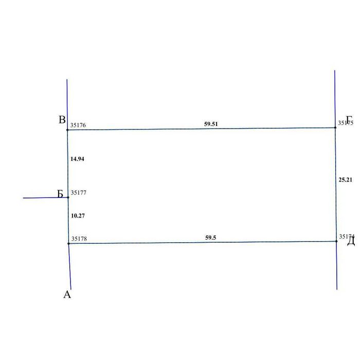 Продаж ділянки 15 соток під забудову. Фасад 25м. Біля озера. ID:710
