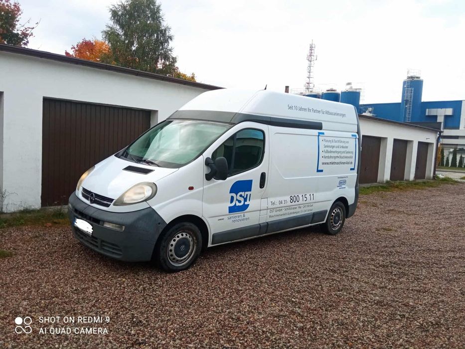 Opel Vivaro 1.9CDTI.6-bieg.blaszak wysoki