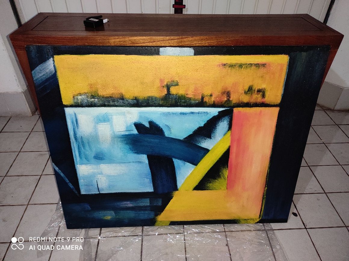 Quadro pintado a óleo