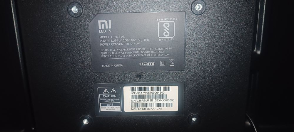 Телевізор Ксіомі 32 LED