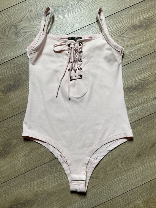 Zestaw Ubrań Kombinezon Zara Body Wiązane Spódniczka Jeansowa s