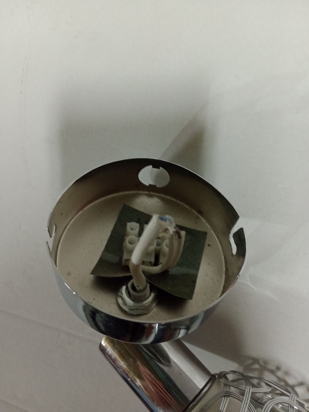 Kinkiet lampa ścienna abażur żarówka