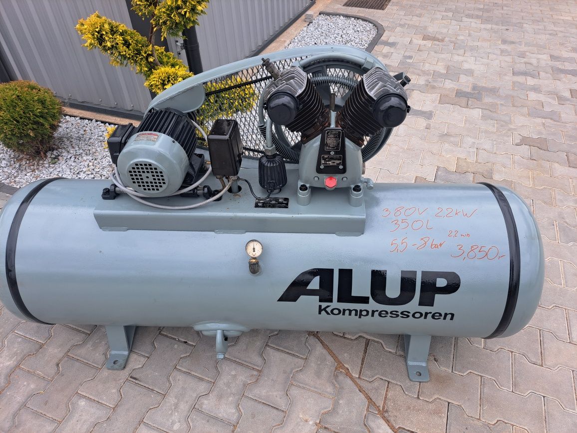 Spreżarka kompresor 750 l 500 l i 350 l airpress grasso, alup